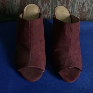 Brand new slip on heels